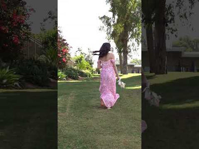 Ladivine 7441 - Off-Shoulder A-Line Evening Dress