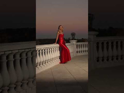 Ladivine KV1116 - Embellished Sheath Evening Dress