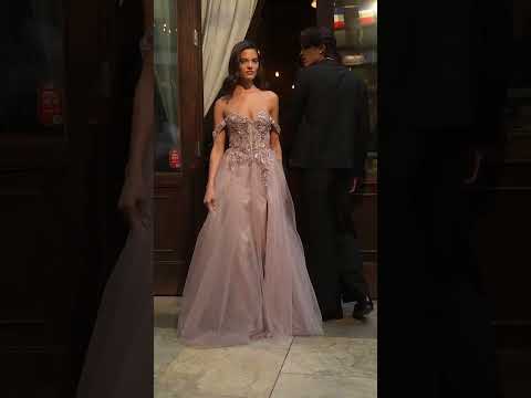 Ladivine Bridal KV1126W - Off-Shoulder Embellished Bridal Gown