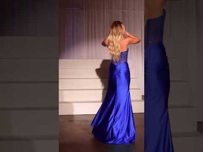 Ladivine CD2408 - Strapless Sheath Evening Dress