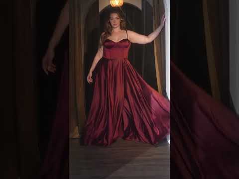 Ladivine CD337C - Sweetheart Corset Evening Dress