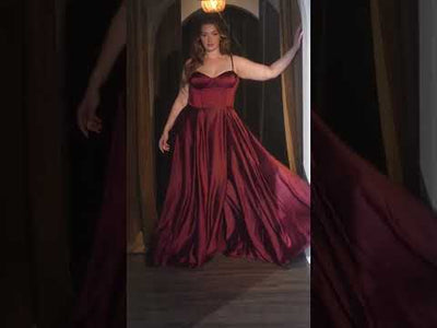 Ladivine CD337C - Sweetheart Corset Evening Dress