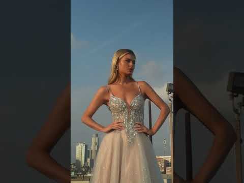 Ladivine CC0881 - Embellished Corset Long Gown