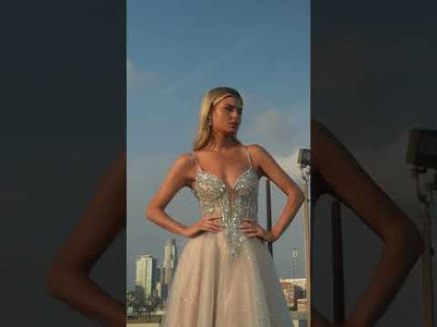 Ladivine CC0881 - Embellished Corset Long Gown