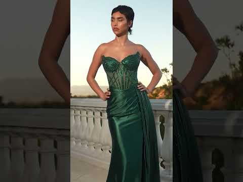 Ladivine CD773 - Strapless Sweetheart Prom Gown