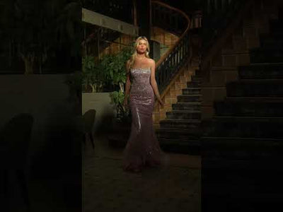 Ladivine CD756 - Corset Strapless Prom Gown