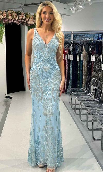 Primavera Couture 12180 - Jeweled Sleeveless Prom Dress Special Occasion Dress