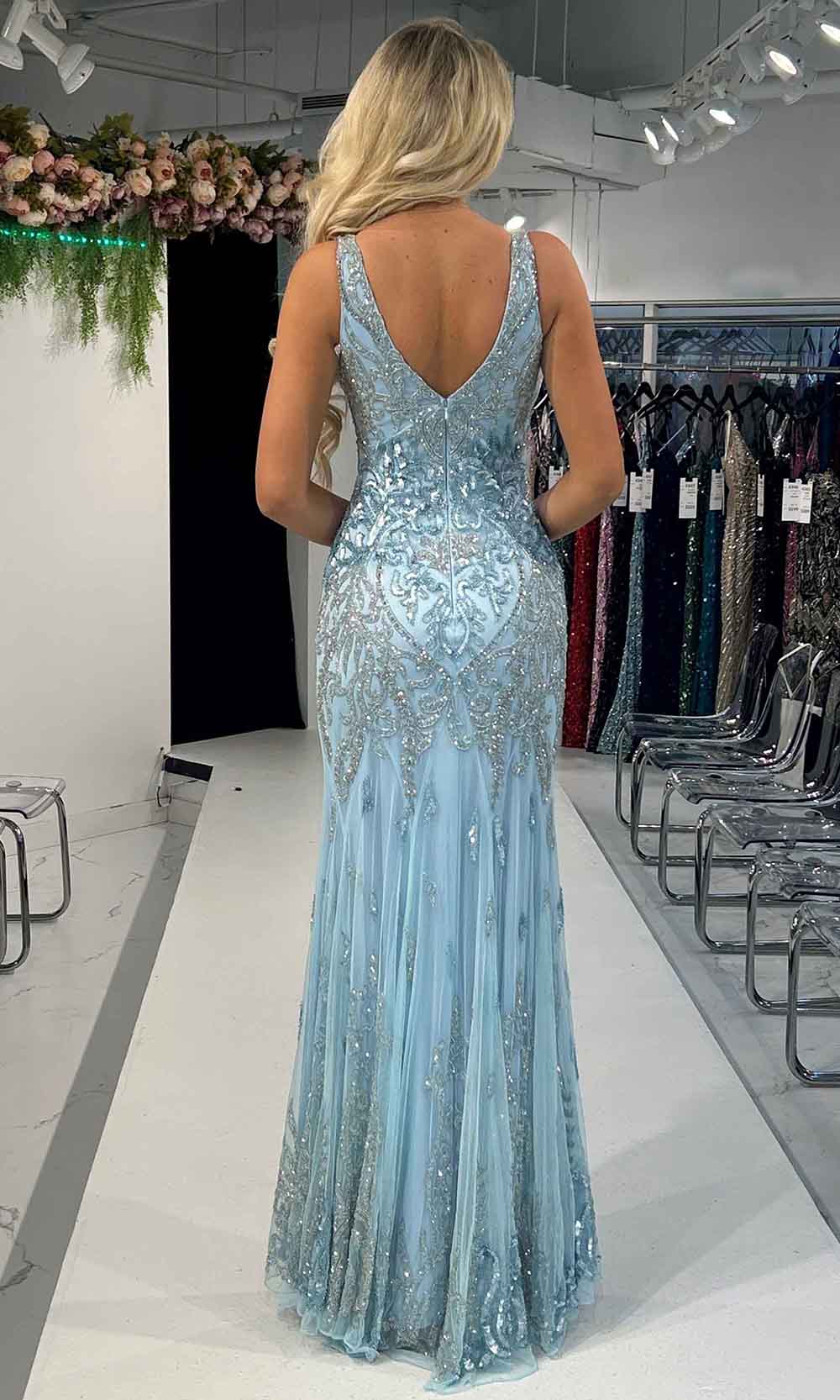 Primavera Couture 12180 - Jeweled Sleeveless Prom Dress Special Occasion Dress