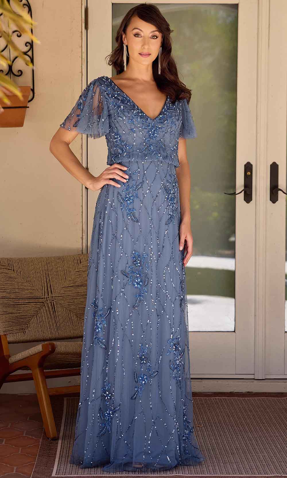 Primavera Couture 13144 Prom Dress - Slate Blue | NewYorkDress Primavera Couture 13144 Prom Dress - Slate Blue | NewYorkDress