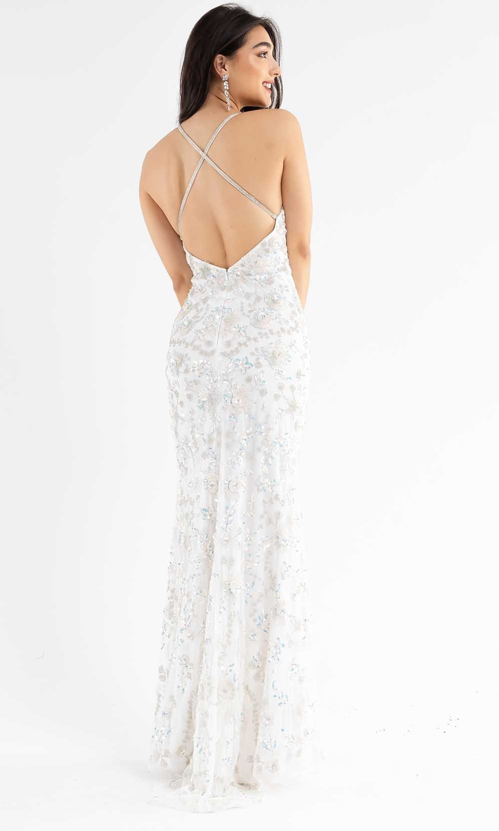 Primavera Couture - 3731 Sleeveless Plunging V-Neck Dress Special Occasion Dress
