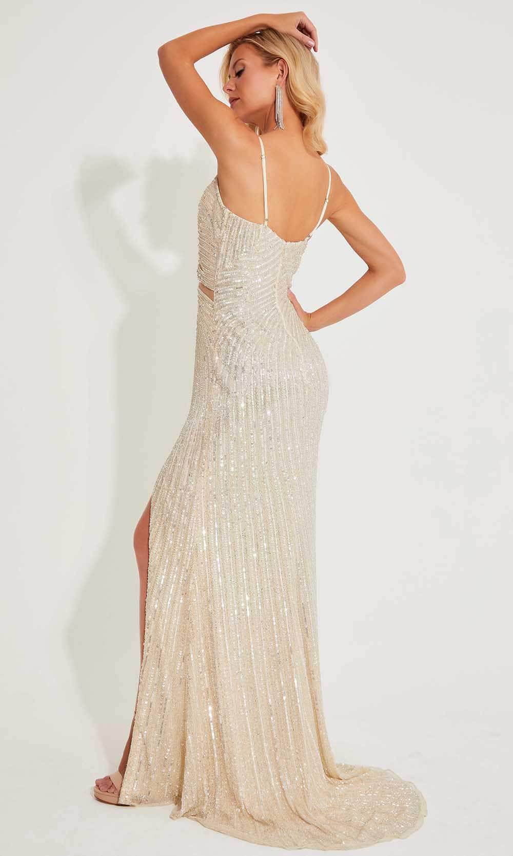 Primavera Couture 4296 - Sleeveless Cut-Out Detailed Prom Gown Special Occasion Dresses