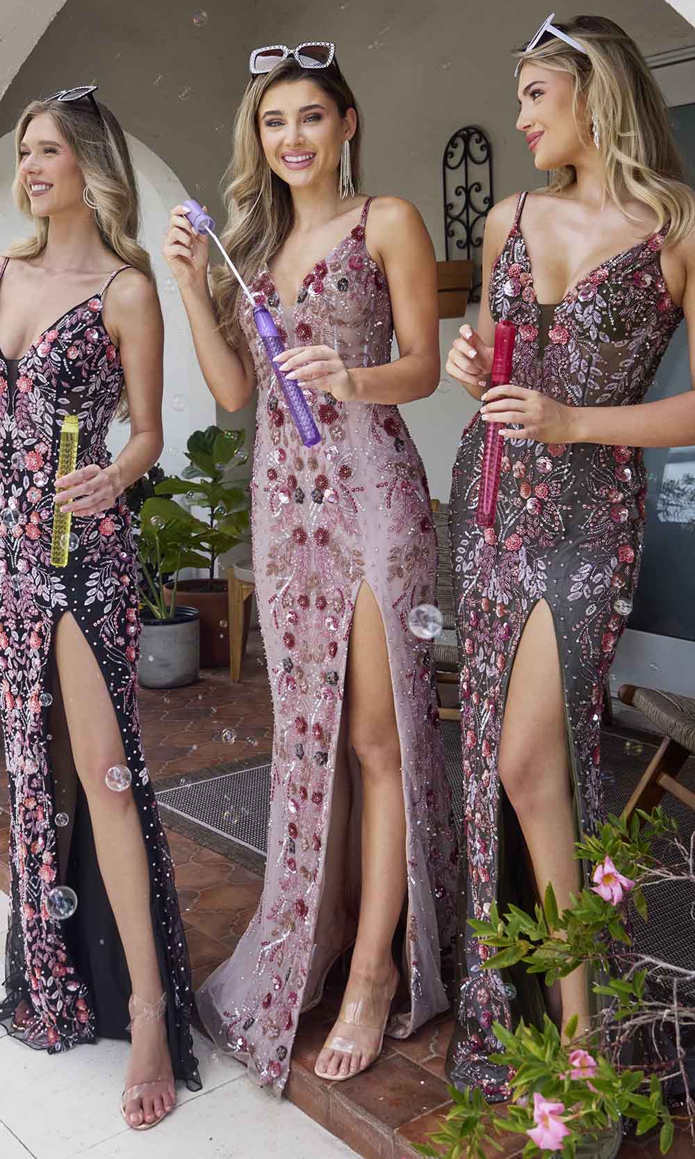 Primavera Couture 4313 - Vintage Floral Prom Dress Prom Dresses
