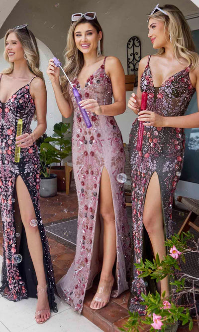 Primavera Couture 4313 - Vintage Floral Prom Dress Prom Dresses