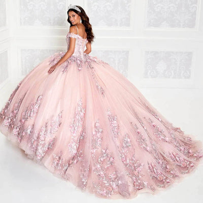 Princesa by Ariana Vara PR12263 - Off-Shoulder Tulle Ball Gown Quinceanera Dresses