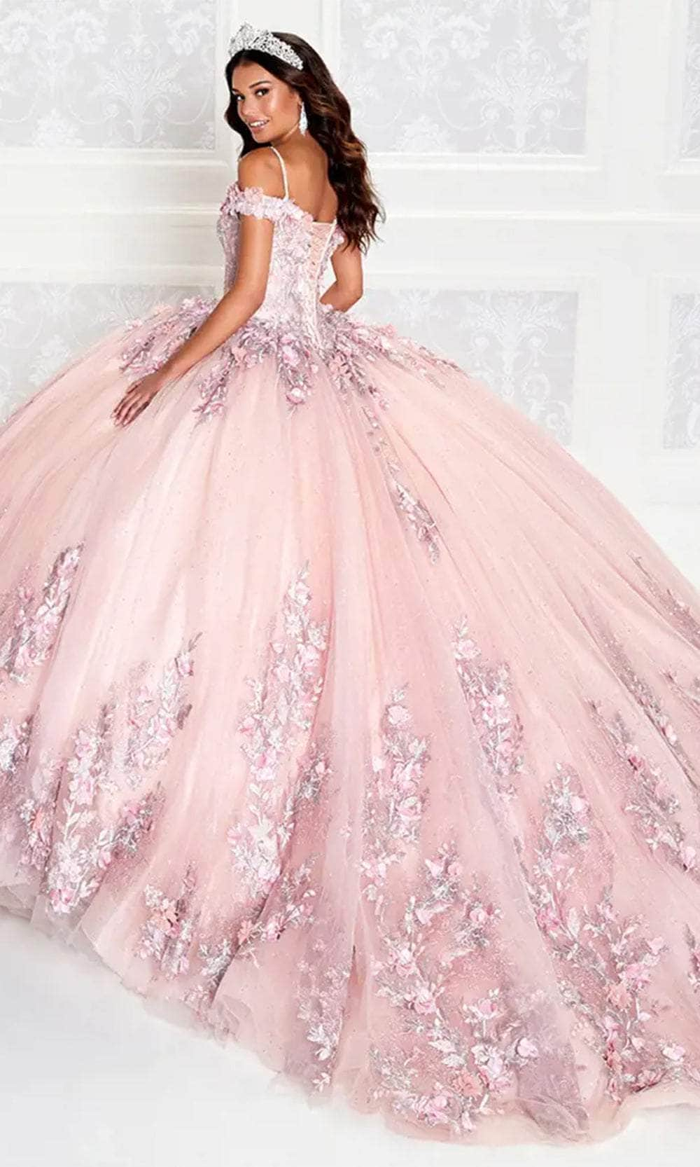 Princesa by Ariana Vara PR12263 - Off-Shoulder Tulle Ball Gown Quinceanera Dresses