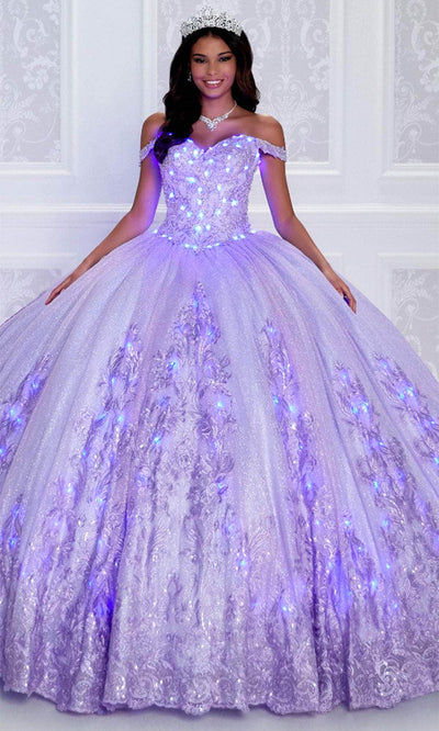 Princesa by Ariana Vara PR12264 - Ultra-Glamorous Quinceañera Ball Gown Quinceanera Dresses / 00  Lilac