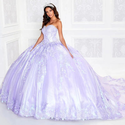 Princesa by Ariana Vara PR12265 - Cinderella-Inspired Quinceañera Gown Quinceanera Dresses