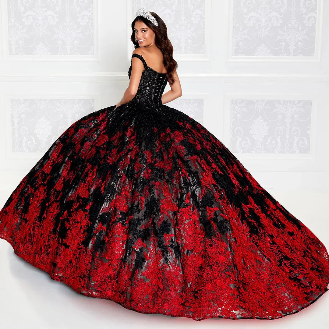 Princesa by Ariana Vara PR12275 - V-Neck Quinceañera Ball Gown Special Occasion Dress