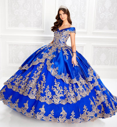 Princesa by Ariana Vara PR22029 - Applique Off-Shoulder Ball Gown Quinceanera Dresses