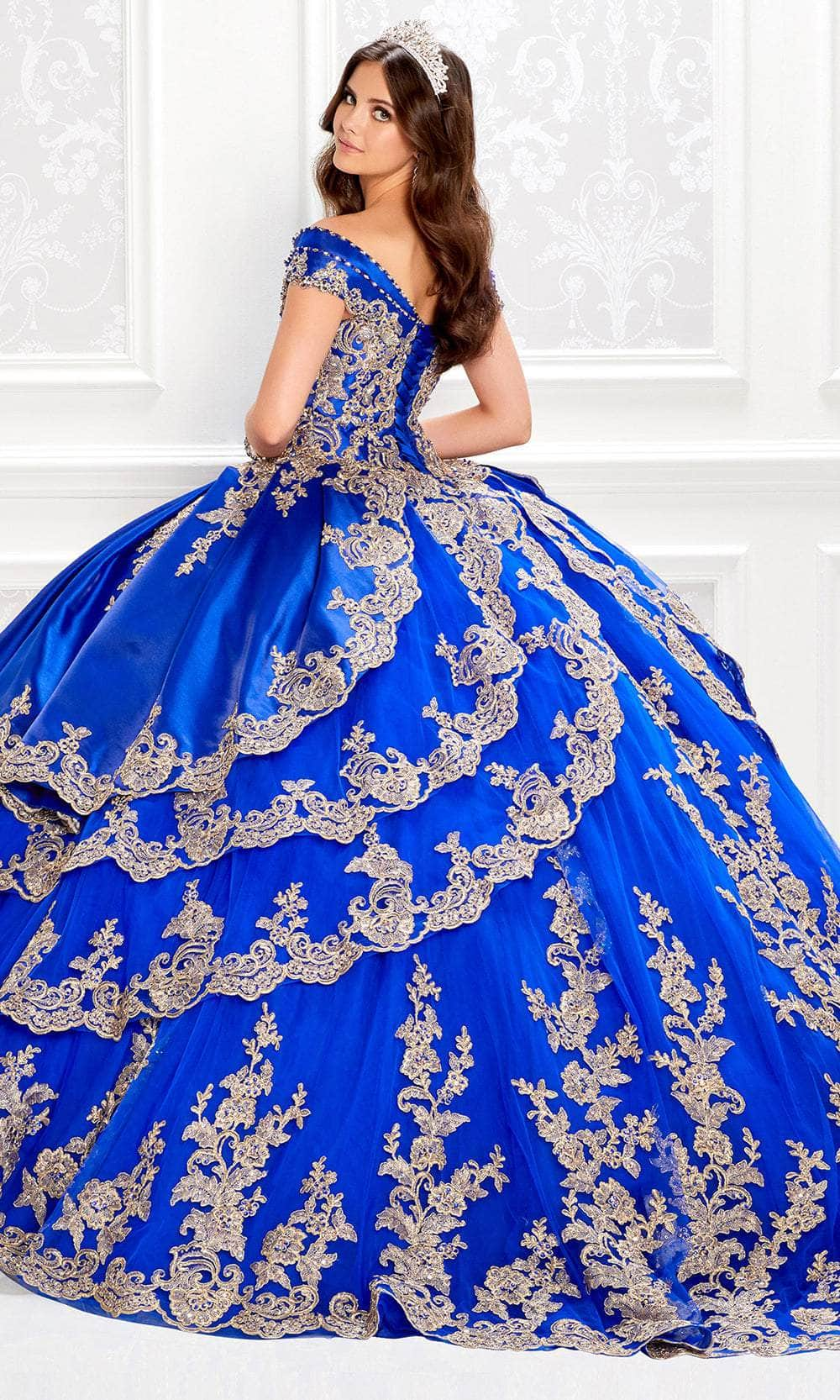 Princesa by Ariana Vara PR22029 - Applique Off-Shoulder Ball Gown Quinceanera Dresses