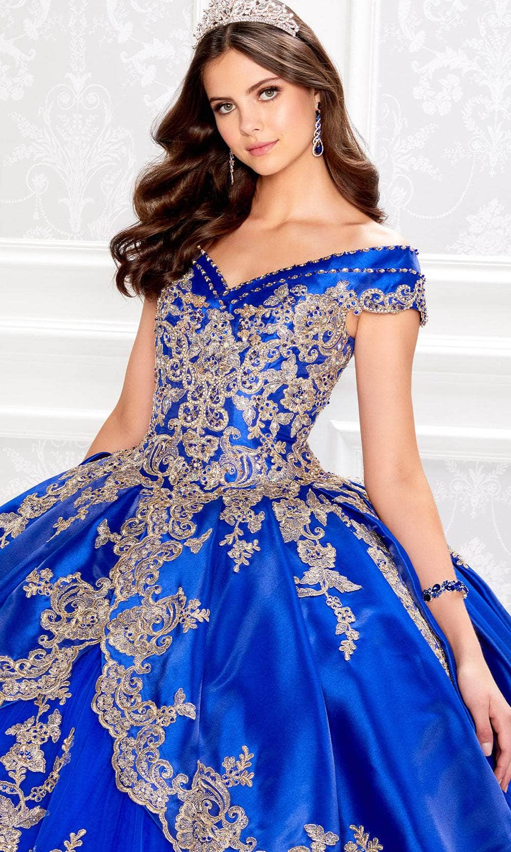 Princesa by Ariana Vara PR22029 - Applique Off-Shoulder Ball Gown Quinceanera Dresses