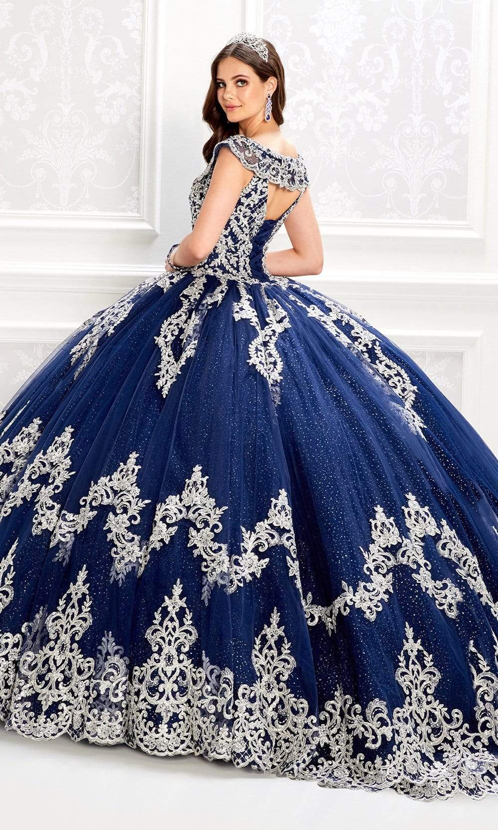 Princesa by Ariana Vara - PR22035 Scoop Neck Ball Gown Quinceanera Dresses