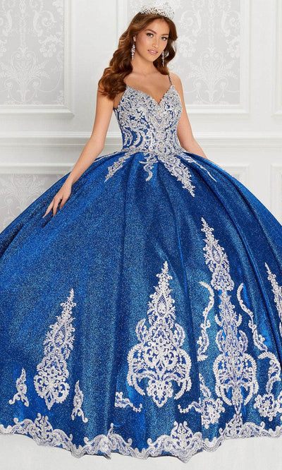 Princesa by Ariana Vara PR22141 - Glitter and Lace Ball Gown Quinceanera Dresses