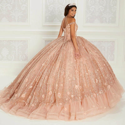 Princesa by Ariana Vara PR22144 - Embroidered Glitter Tulle Quinceañera Ball Gown Quinceanera Dresses