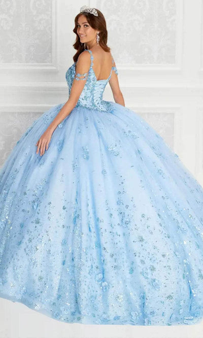 Princesa by Ariana Vara PR22145 - Sweetheart Neckline Quinceañera Gown Quinceanera Dresses / 00  Lt.Blue