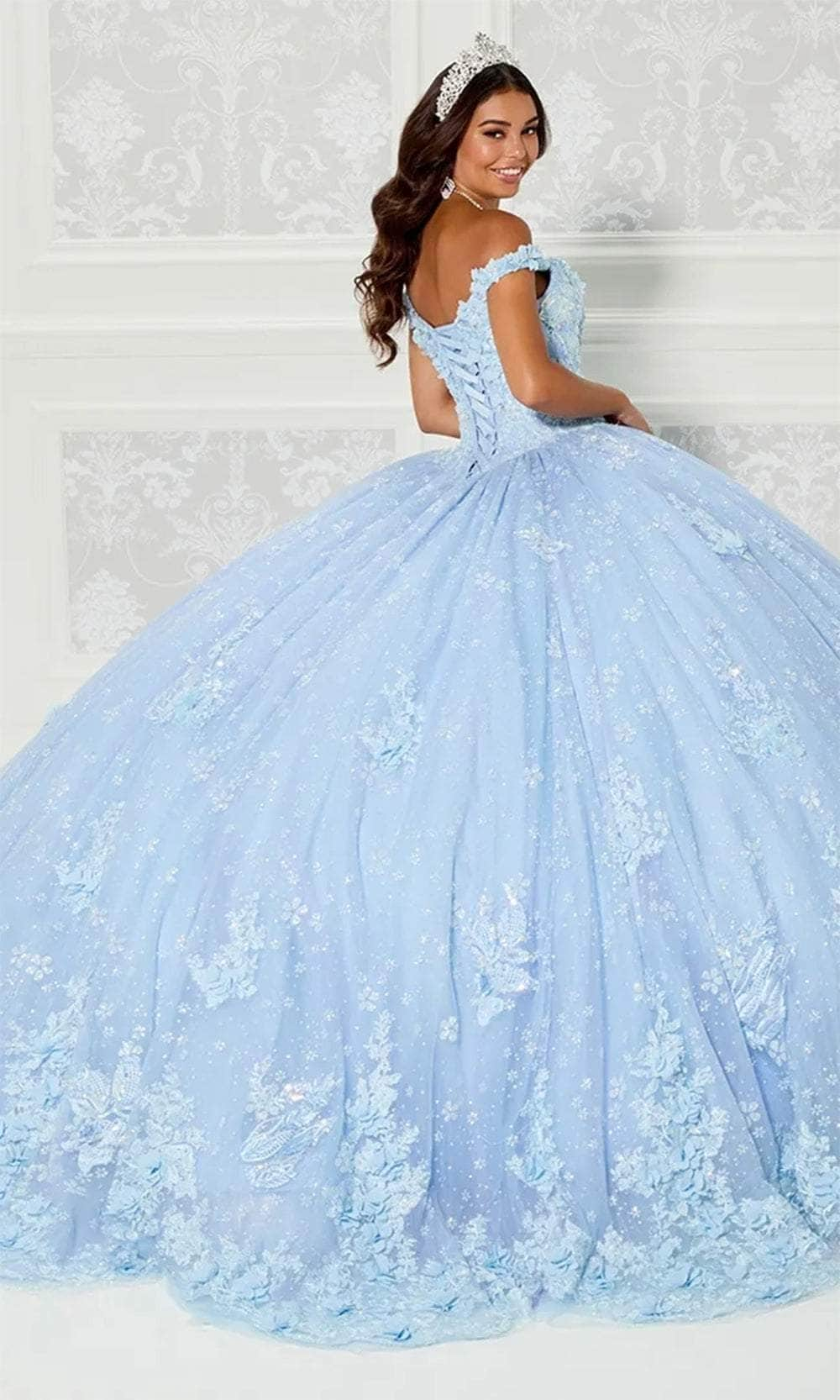 Princesa by Ariana Vara PR30111 - Off-Shoulder Quinceañera Ball Gown Quinceanera Dresses