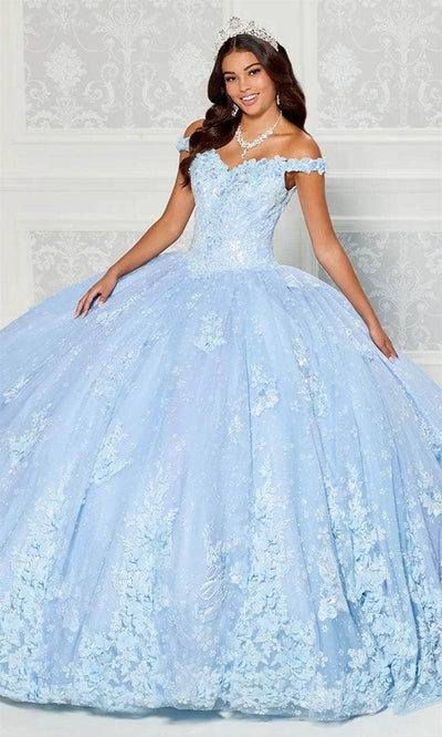 Princesa by Ariana Vara PR30111 - Off-Shoulder Quinceañera Ball Gown Quinceanera Dresses