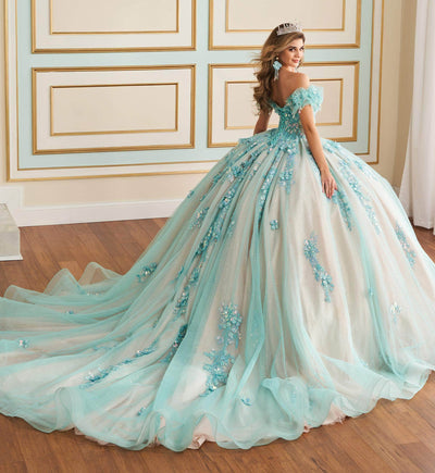 Princesa by Ariana Vara PR30174 - Floral Quinceañera Ball Gown Quinceanera Dresses