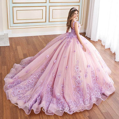 Princesa by Ariana Vara PR30179 - Sequin Embellished V-Neck Ball Gown Quinceanera Dresses