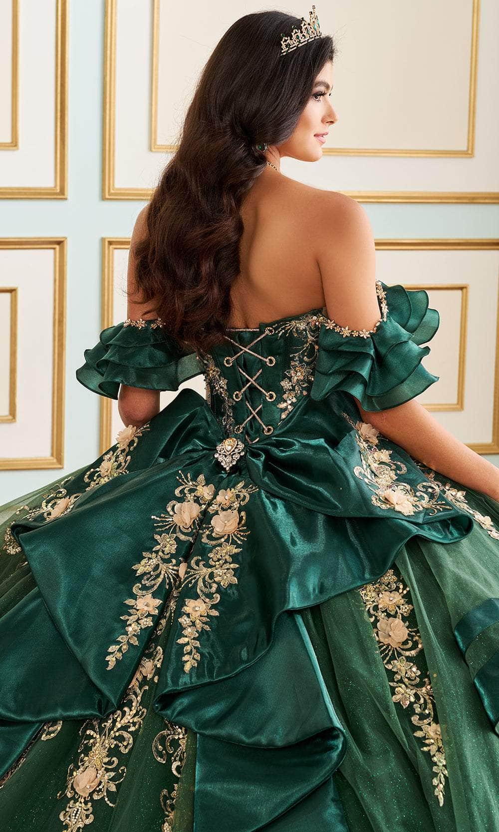 Princesa by Ariana Vara PR30197 - Puff Sleeve Sweetheart Corset Ballgown Quinceanera Dresses