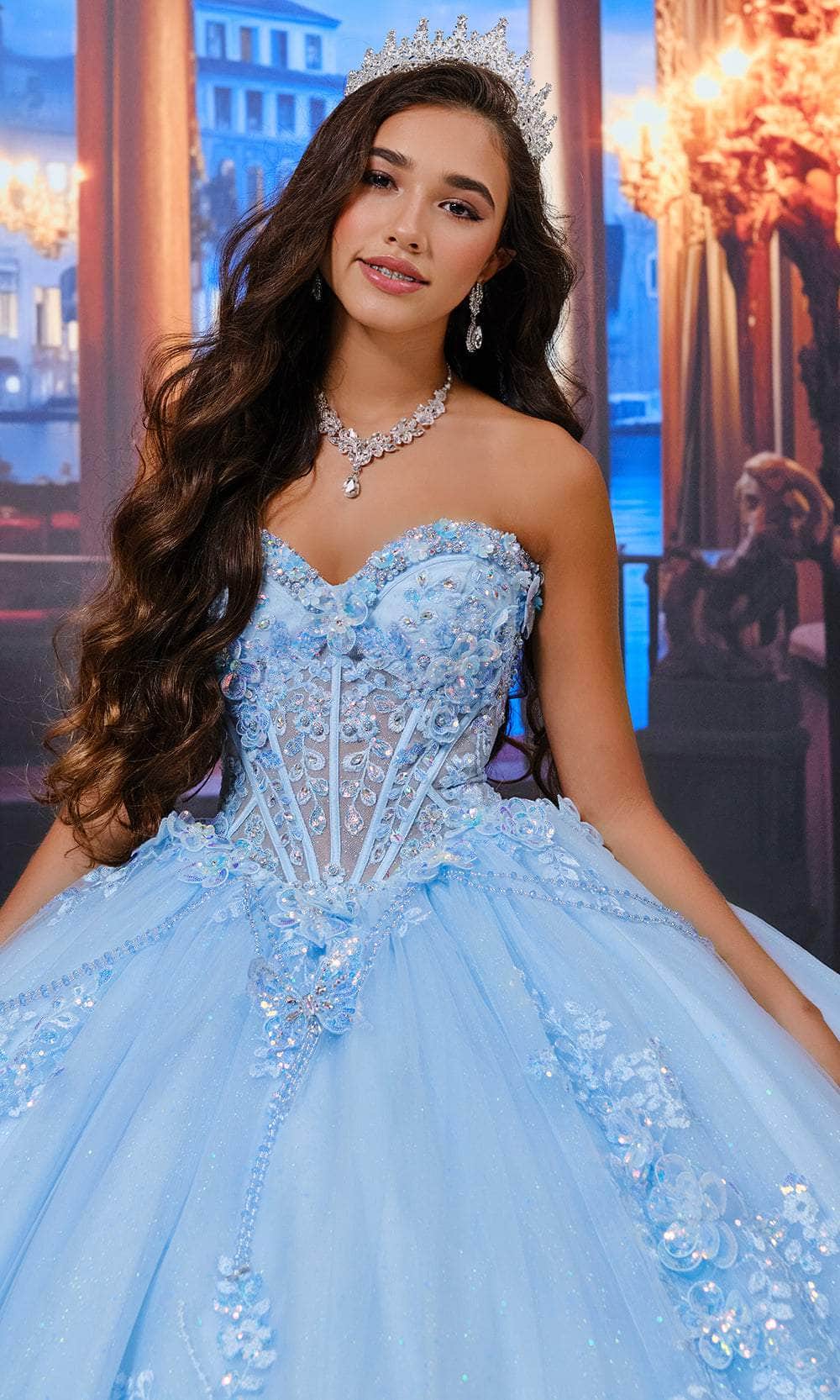 Princesa by Ariana Vara PR30199 - Sweetheart Embellished Corset Ballgown Quinceanera Dresses