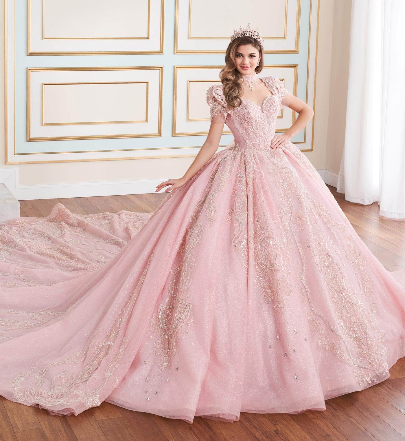 Princesa by Ariana Vara PR70103 - Beaded Sweetheart Ballgown Quinceanera Dresses