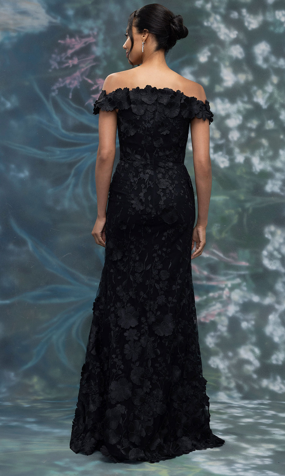 MGNY By Mori Lee 2070016SC - Floral Gown