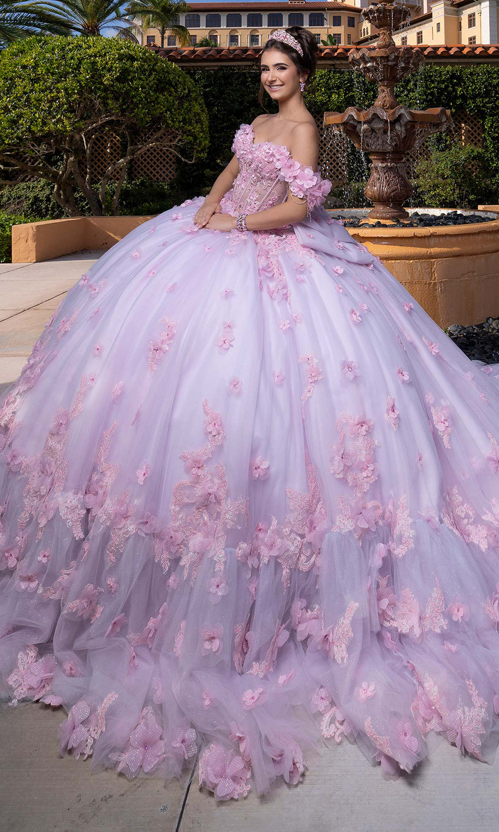 Vizcaya by Mori Lee 4080024 - Sweetheart Mini Dress with Ballgown Overskirt Quinceanera Dresses in Charcoal