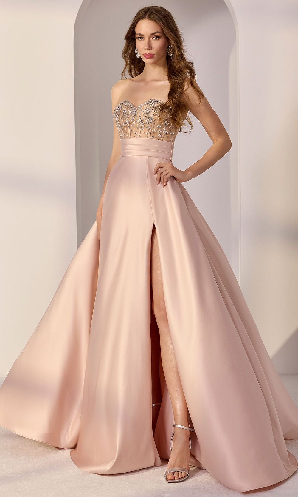 mori lee homecoming dresses 49302 - Long Satin Ballgown Dress Featuring spaghetti straps that Color:Brown over Yellow Leely Women Dusty Blue tutu for toddlers