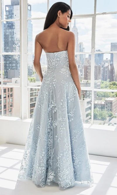 MGNY By Mori Lee 73101 - Floral Applique A-Line Gown with Shawl Mother of the Bride Dresses