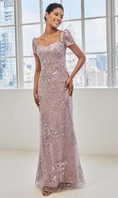 MGNY By Mori Lee 73128 - Beaded Embroidered Overskirt Gown Mother of the Bride Dresses