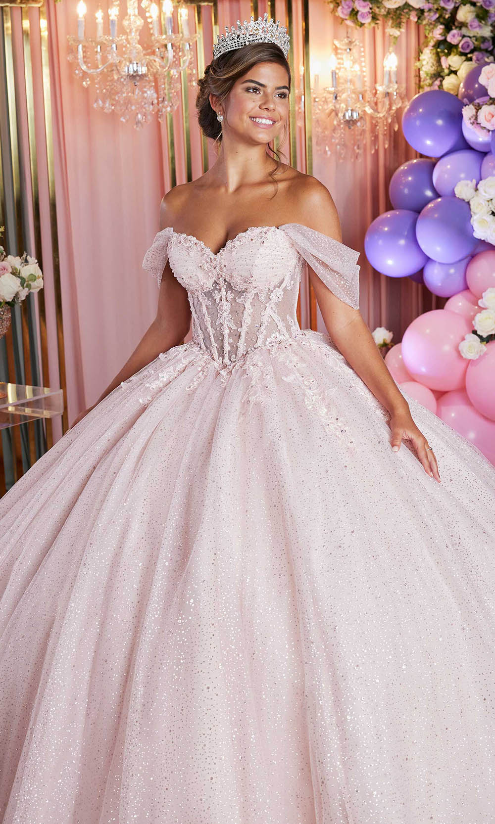 Vizcaya by Mori Lee 89502 - Lace Applique Corset Tulle Ballgown Quinceanera Dresses