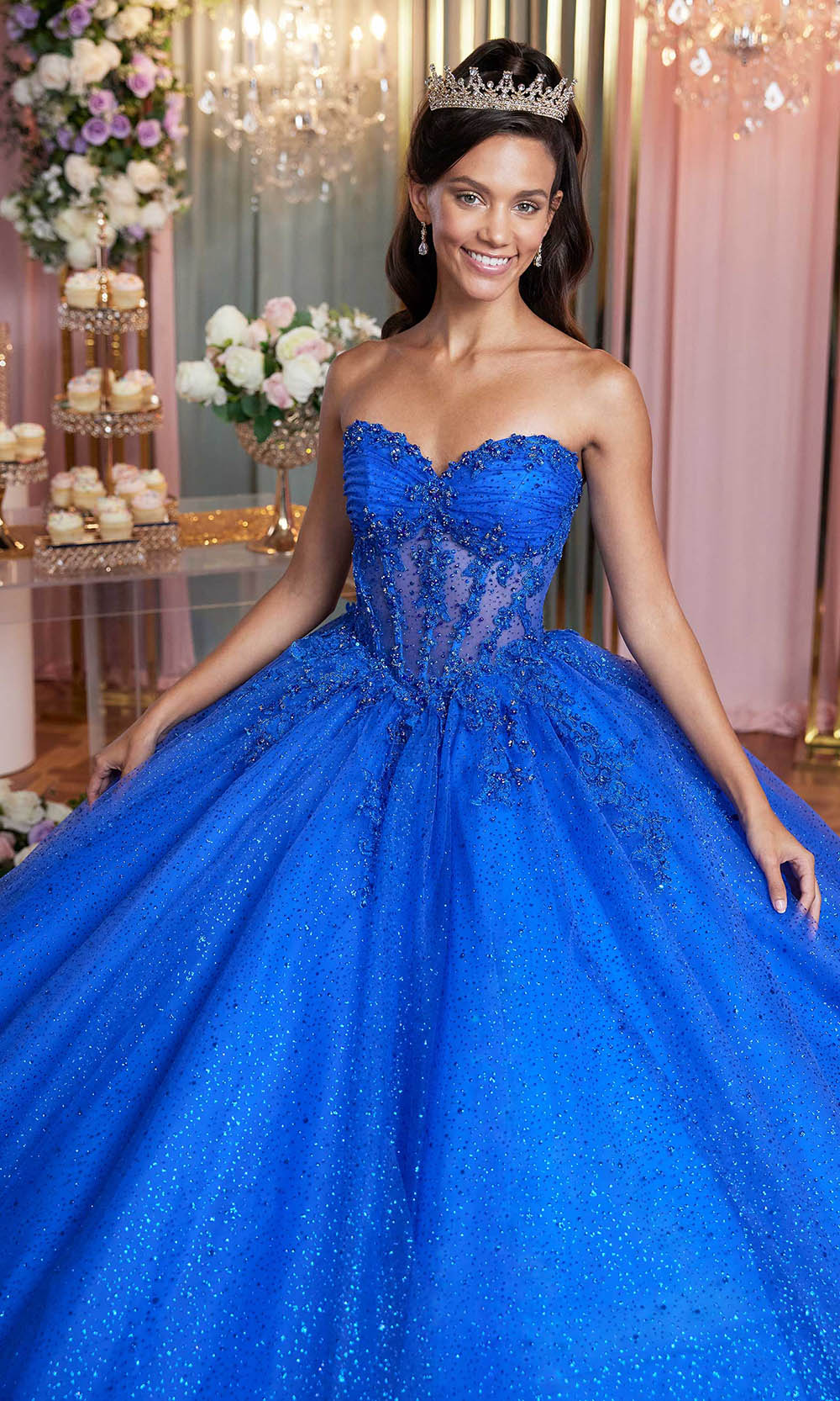 Vizcaya by Mori Lee 89502 - Lace Applique Corset Tulle Ballgown Quinceanera Dresses