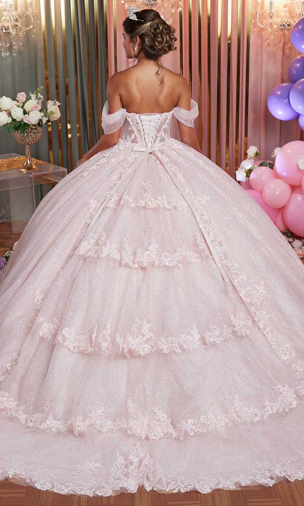 Vizcaya by Mori Lee 89502 - Lace Applique Corset Tulle Ballgown Quinceanera Dresses