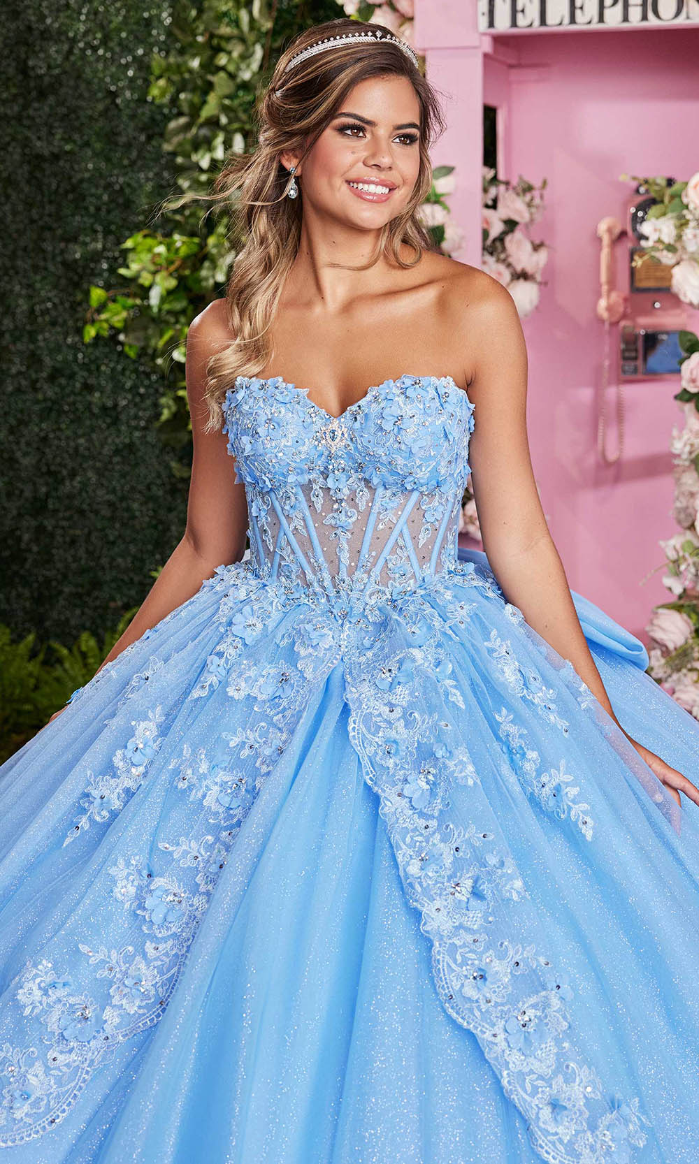 Vizcaya by Mori Lee 89509 - Tiered Back Sweetheart Quinceanera Gown Ball Gowns