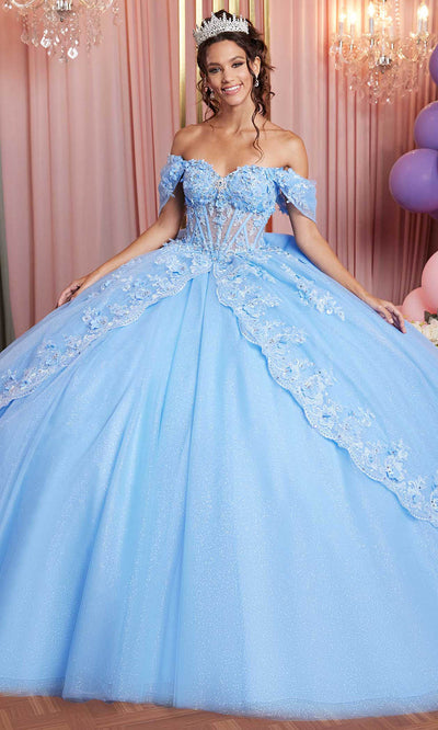 Vizcaya by Mori Lee 89509 - Tiered Back Sweetheart Quinceanera Gown Ball Gowns