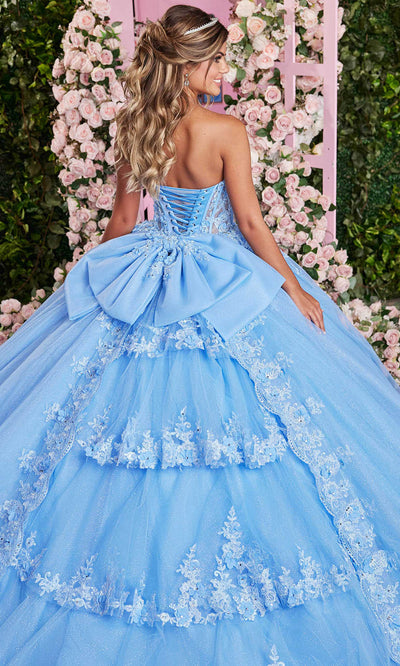 Vizcaya by Mori Lee 89509 - Tiered Back Sweetheart Quinceanera Gown Ball Gowns