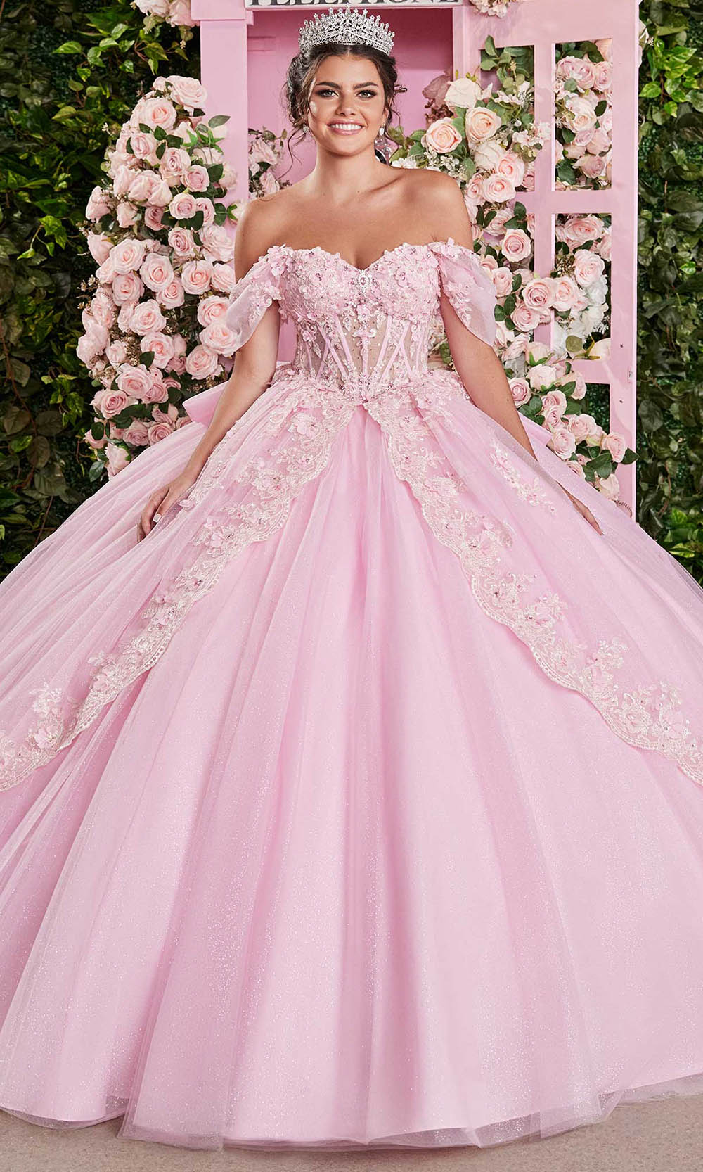 Vizcaya by Mori Lee 89509 - Tiered Back Sweetheart Quinceanera Gown Ball Gowns