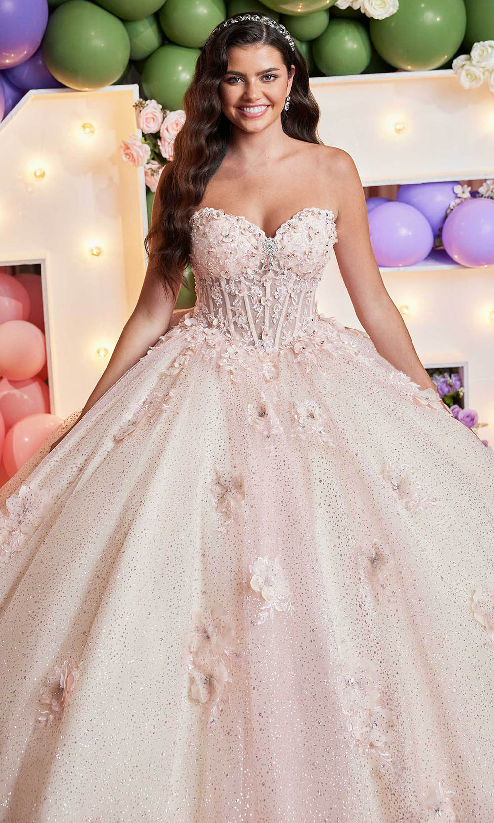 Vizcaya by Mori Lee 89512 - Strapless Embroidered Tulle Ballgown Ball Gowns
