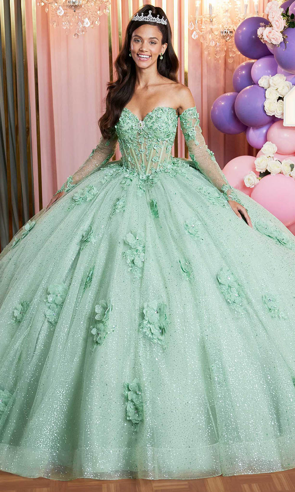 Vizcaya by Mori Lee 89512 - Strapless Embroidered Tulle Ballgown Ball Gowns